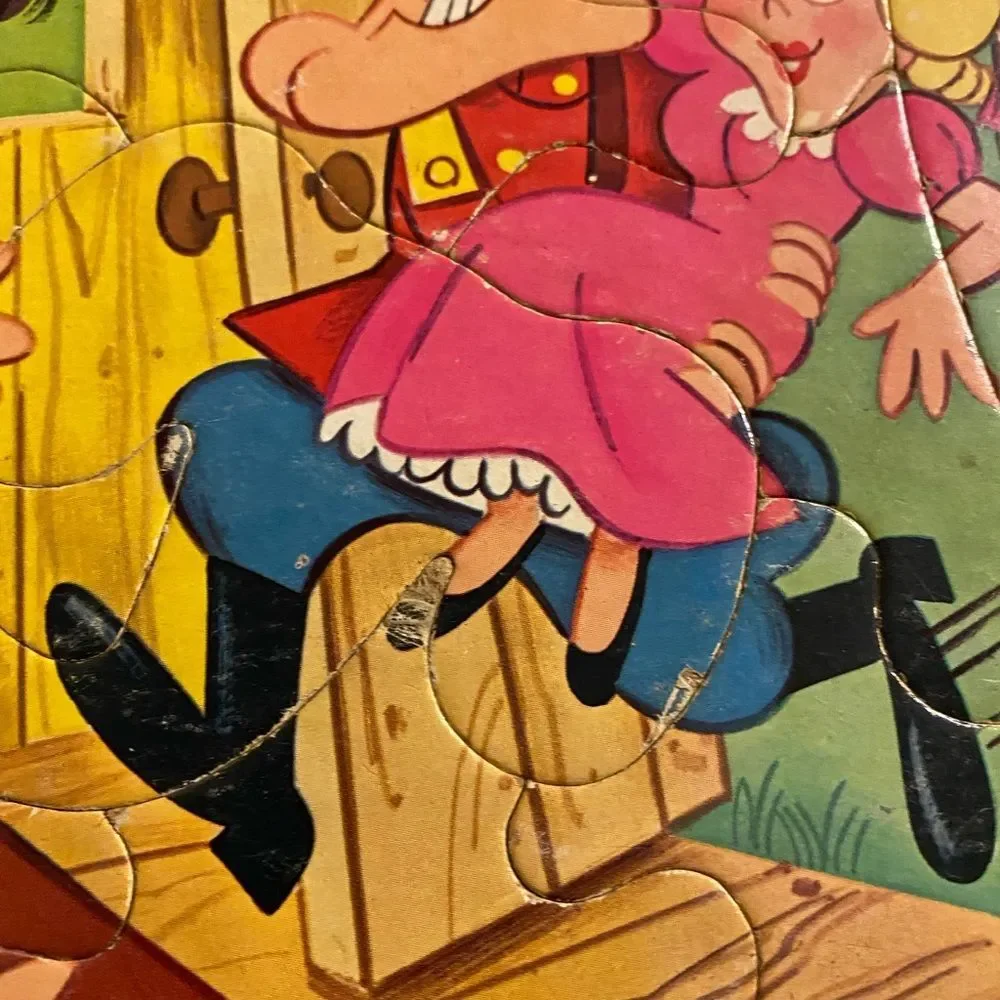 2 Vintage Puzzles, Dudley Do-Right, & Disney Mickey Mouse and Friends